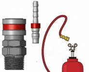 Быстросъемные соединения для газовых сред.